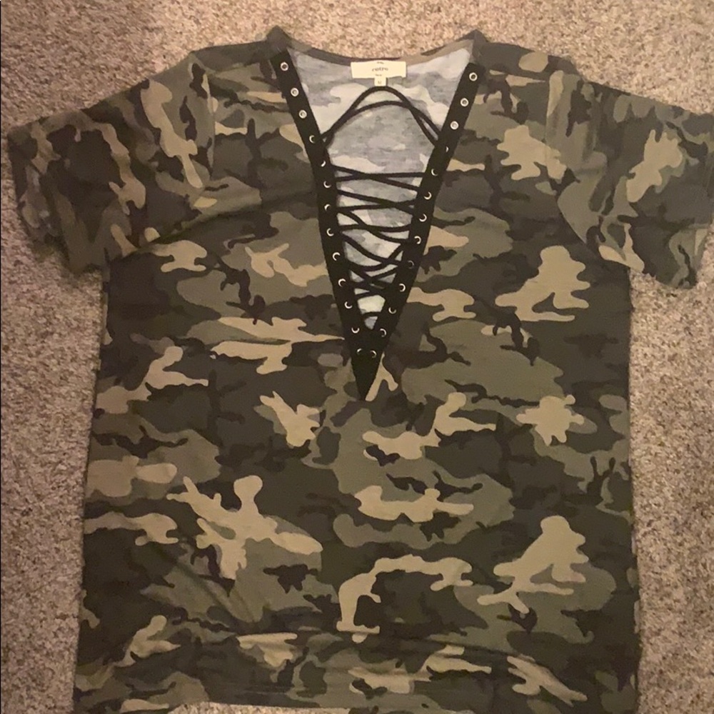 Camouflage top